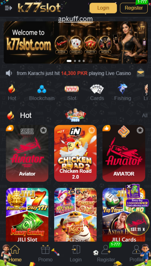 K77SLOT Game Download