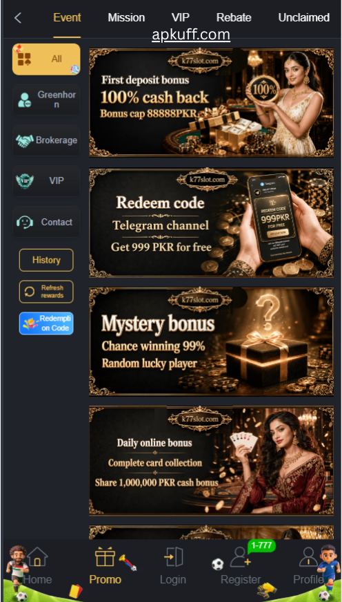 K77SLOT Game Download