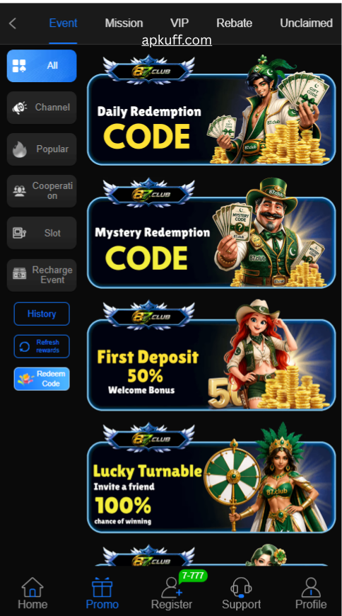 87CLUB Game Download